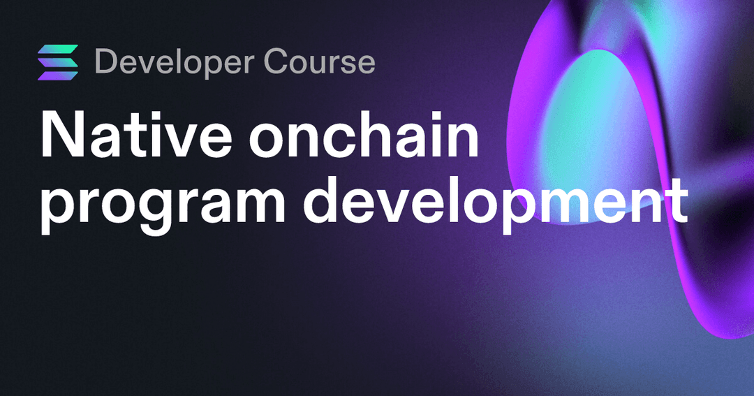 Native onchain program development