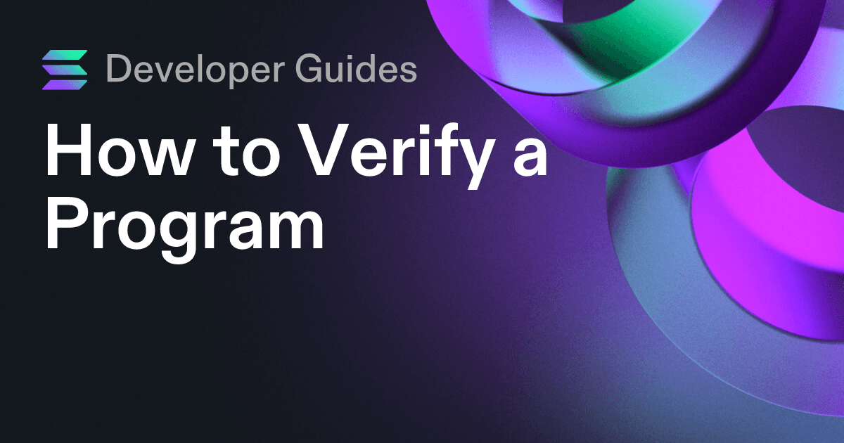 How to Verify a Program